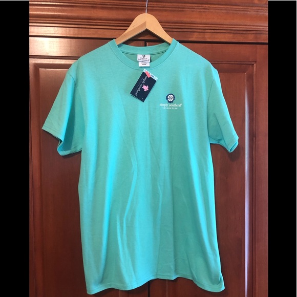 Simply Southern Tops - Simply Southern Teal Tee Shell Phone NWT Medium